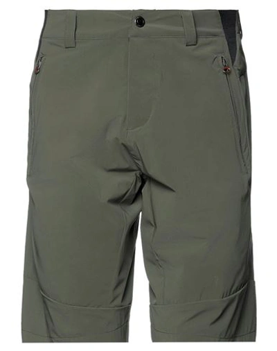 Shop Kired Man Shorts & Bermuda Shorts Military Green Size 32 Polyamide, Elastane