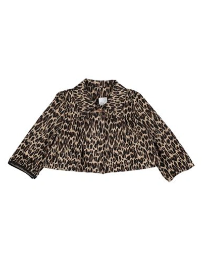 Giro Quadro Toddler Girl Capes & Ponchos Khaki Size 6 Polyester, Nylon, Elastane In Beige