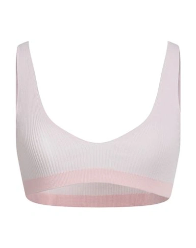 Shop Wos Woman Top Light Pink Size M Rayon, Nylon