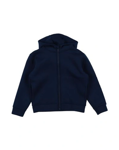 Shop Emporio Armani Toddler Boy Sweatshirt Blue Size 6 Polyester, Viscose, Elastane