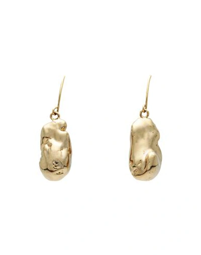Shop Gentryportofino Woman Earrings Gold Size - Metal