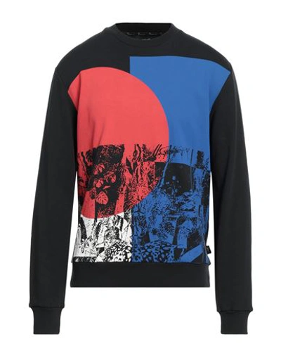 Shop Cavalli Class Man Sweatshirt Black Size Xxl Cotton