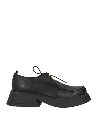 Shop 1725.a Woman Lace-up Shoes Black Size 8 Soft Leather