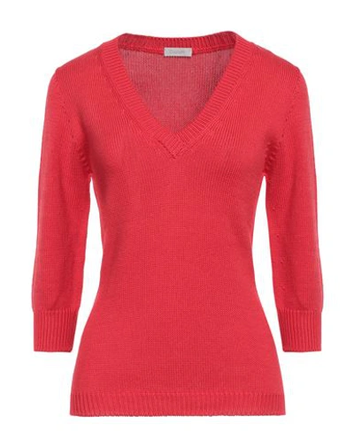 Shop Cruciani Woman Sweater Red Size 6 Cotton