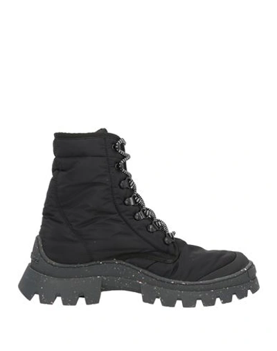 Shop Dsquared2 Man Ankle Boots Black Size 9 Nylon