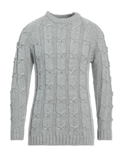 Shop Sseinse Man Sweater Light Grey Size Xxl Acrylic, Wool