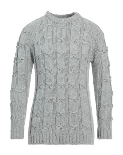 Sseinse Man Sweater Light Grey Size Xxl Acrylic, Wool In Grey