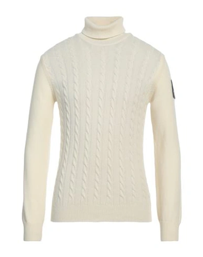 Shop Aeronautica Militare Man Turtleneck Ivory Size Xl Wool, Polyamide In White
