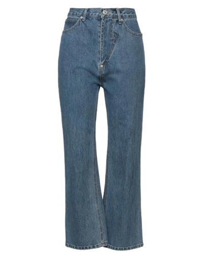 Shop Pushbutton Woman Jeans Blue Size M Cotton