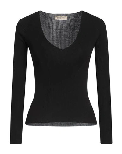 Shop Gentryportofino Woman Sweater Black Size 6 Virgin Wool, Silk