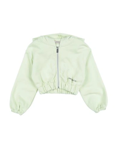 Hinnominate Toddler Girl Sweatshirt Light Green Size 6 Cotton In Green