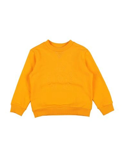 Shop Dolce & Gabbana Toddler Boy Sweatshirt Ocher Size 6 Cotton, Elastane In Yellow