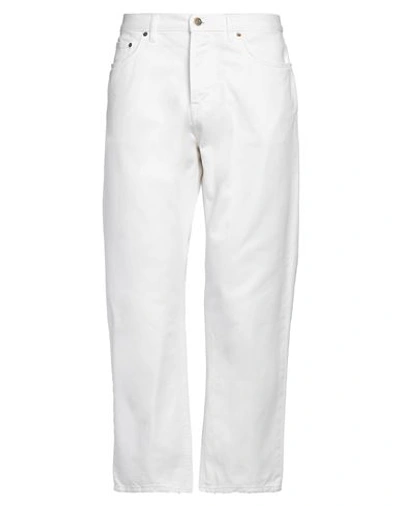 Shop Golden Goose Man Jeans White Size 34 Cotton