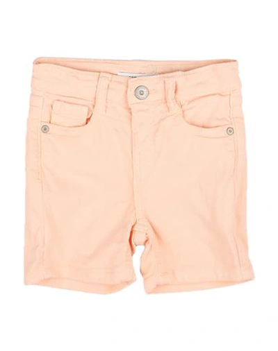 Shop Name It® Name It Toddler Boy Denim Shorts Salmon Pink Size 7 Cotton, Elastane