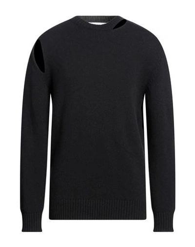 Department Five Department 5 Man Sweater Black Size M Virgin Wool In Black