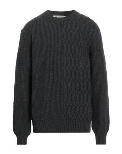 Shop Trussardi Man Sweater Steel Grey Size Xxl Wool, Polyamide
