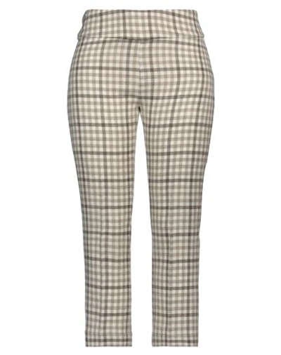 Gentryportofino Woman Pants Dove Grey Size 10 Virgin Wool In Grey