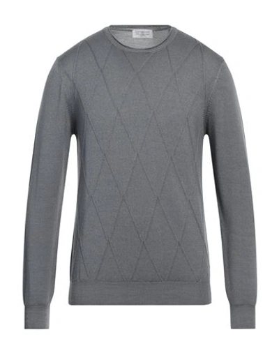 Shop Bellwood Man Sweater Grey Size 44 Virgin Wool