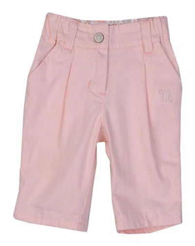 Shop Monnalisa Newborn Girl Pants Pink Size 3 Cotton