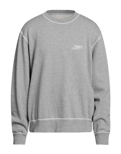 Shop Covert Man Sweatshirt Grey Size L Cotton, Polyester