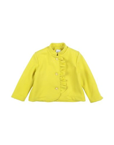Giro Quadro Toddler Boy Coat Yellow Size 4 Acrylic, Polyester, Wool In Yellow