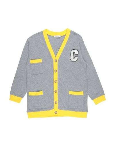 Shop Fiorile Toddler Girl Cardigan Light Grey Size 6 Cotton, Synthetic Fibers, Elastane