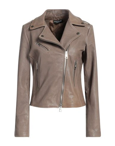 Shop Street Leathers Woman Jacket Dove Grey Size S Soft Leather