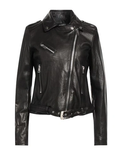 Shop Street Leathers Woman Jacket Black Size L Soft Leather