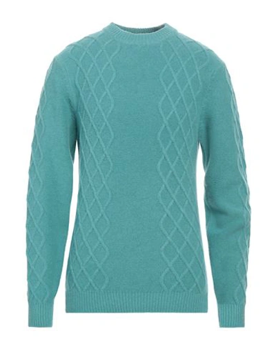 WOOL & CO WOOL & CO MAN SWEATER TURQUOISE SIZE XXL WOOL, POLYAMIDE 