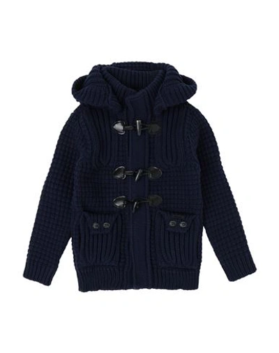 Shop Bark Toddler Girl Coat Navy Blue Size 4 Wool, Polyamide