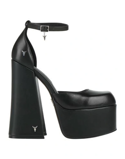 Shop Windsor Smith Woman Pumps Black Size 8 Soft Leather