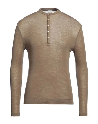 Massimo Alba Man Sweater Military Green Size L Wool In Green