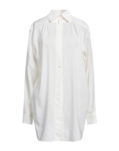 Shop Quira Woman Shirt Ivory Size 4 Wool, Cotton In White