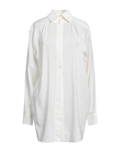 Quira Woman Shirt Ivory Size 6 Wool, Cotton In White