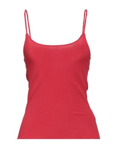 Shop Emisphere Woman Tank Top Red Size 8 Polyamide