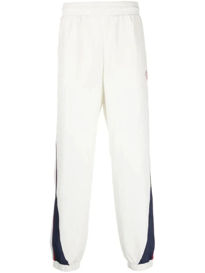 Shop Casablanca Side Panelled Shell Suit Track Pant Clothing In White