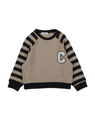 Fiorile Toddler Girl Sweater Sand Size 4 Cotton, Synthetic Fibers, Elastane In Beige
