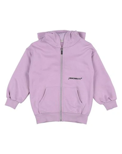 Shop Hinnominate Toddler Girl Sweatshirt Mauve Size 6 Cotton In Purple