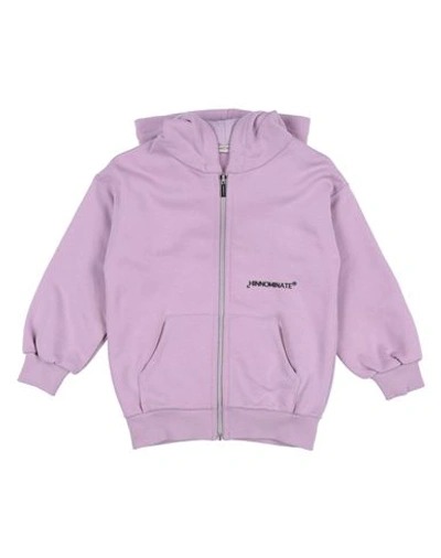Hinnominate Toddler Girl Sweatshirt Mauve Size 6 Cotton In Purple