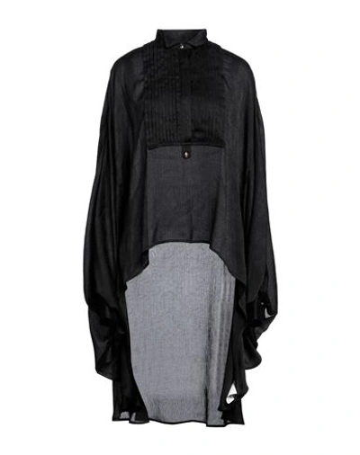 Shop Cavalli Class Woman Top Black Size 4 Polyester