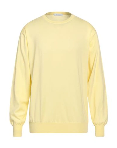 Cruciani Man Sweater Light Yellow Size 44 Cotton In Yellow