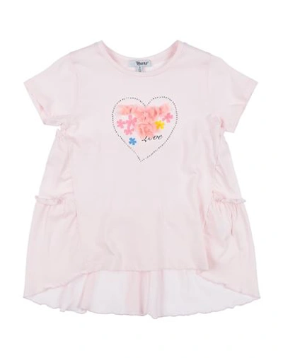 Yours By 02tandem Toddler Girl T-shirt Light Pink Size 7 Cotton In Pink