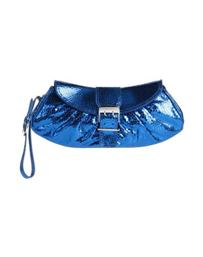 Shop By Far Woman Handbag Bright Blue Size - Goat Skin