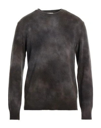 Shop Altea Man Sweater Dark Brown Size L Virgin Wool, Cashmere