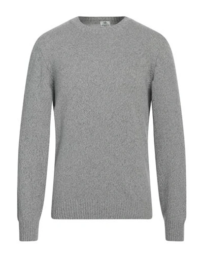 Shop Luigi Borrelli Napoli Man Sweater Light Grey Size 42 Merino Wool, Cashmere