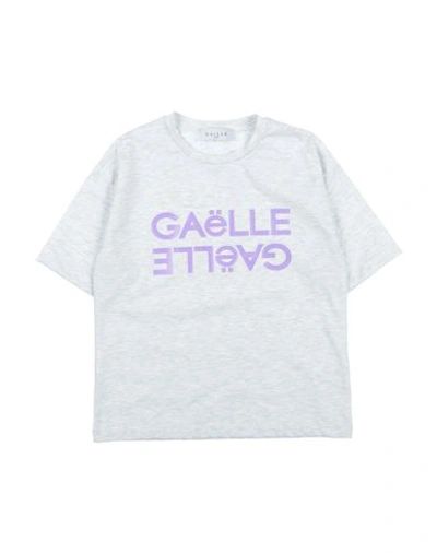 Shop Gaelle Paris Gaëlle Paris Toddler Girl T-shirt Light Grey Size 6 Cotton, Elastane