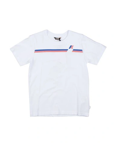 Shop K-way Toddler Boy T-shirt White Size 6 Cotton