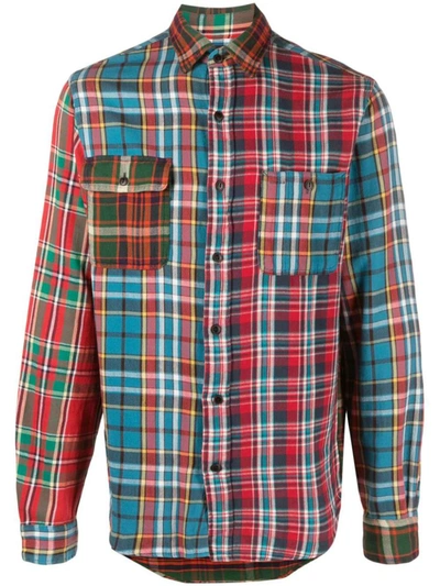 Shop Polo Ralph Lauren Flannel Long Sleeve Sport Shirt Clothing In Multicolour