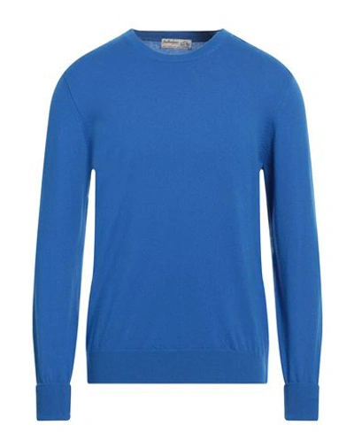 Shop Ballantyne Of Peebles Man Sweater Blue Size 40 Cashmere