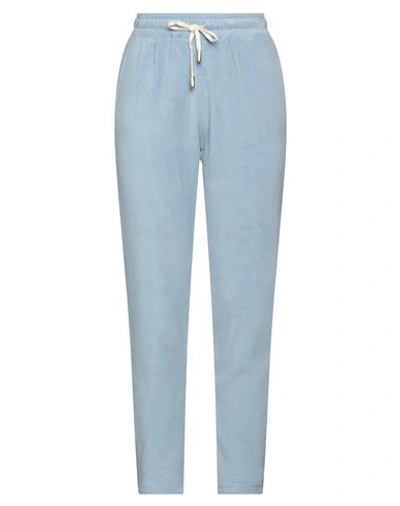 Shop Daniele Fiesoli Woman Pants Light Blue Size 1 Polyester, Viscose